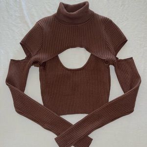 Two Piece Turtleneck Sweater - 12th Tribe